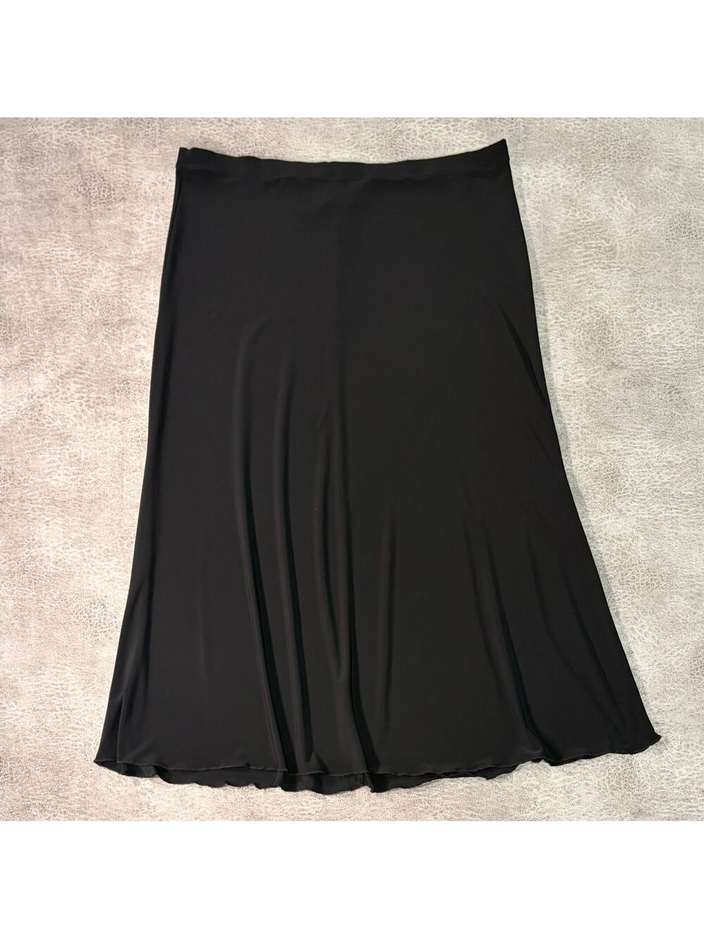 Vintage Black Maxi JTB Sleek Skirt